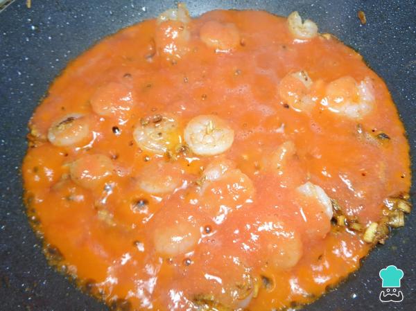 Receta de Camarones a la diabla estilo Sinaloa - Paso 5